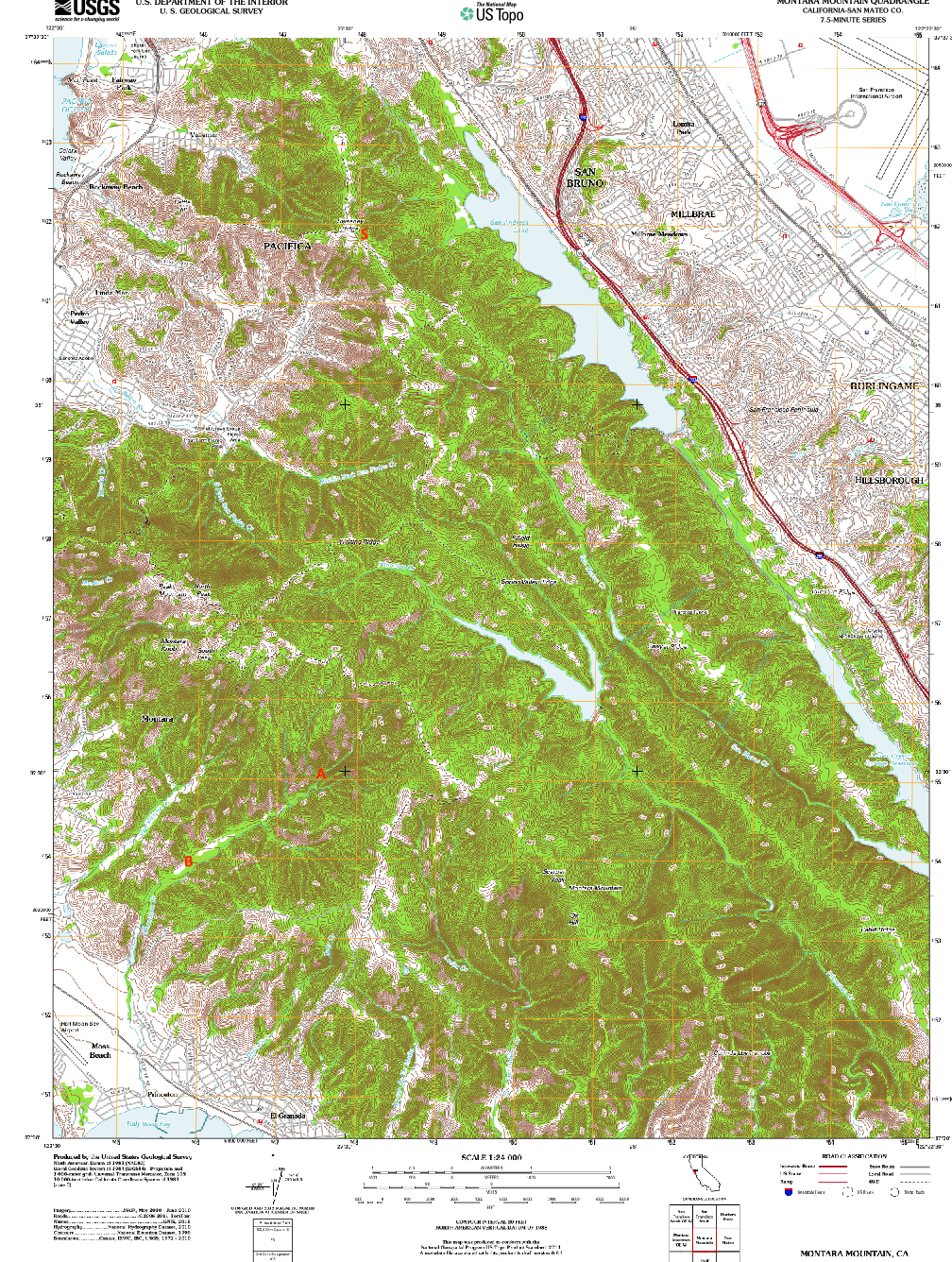 USGS
U.S. DEPARIMENT OF THE INTERIOR
U. S. GEOLOGICAL SURVEY
MO
The Natanal Mep
SUS Topo
CALIFORNIA-SAN MATEO CO.
cience erhanga werk
12230
7.5-MINUTE SERIES
19
150
ree reTT I53
נינניינ
Lagun
Salade
"64
ALU Pu
Fairway
Paik
Sa Pa e
Inerneional'tan
PAD
Lomtia
17Va
Calara
Vansy
4000
SAN
BRUNO
Austuy
ILLT
Reckmeny Rench
MILLBRAE
San indreea
Millime Mendena
PACIFICA
Tinda M
Prdm
Wally
BURLINGAME
35
San Froe:o Pontu
HILLSBOROUGH
Srinhin
Montara
1230"
Sta
untan
FEET
58
IMIAR y
Maas.
Beah
"51
Paliceton
EGranada
Fialj Mang hay
61
za.
121'0
Prudu vd by dn Urdivd States Guukglal Survwy
SCALE 1:24 000
RMan CIARnCATON
Ward Gecdma yen 1 GS Pa
1acoRNr gd Ll Tr me Meror, Dom 105
Se om
Leeal Nod
-------
VIIS
atl
) tu
VIMRU AMU I KAUNIK RI
HE
ager
Rad.
MP, Ms 200o Jaa 20LD
Hat
Pre
N, 20
Ver Hyogpty Ca, 2010
Yatera E ce Dme, 19
Cm, BAC, IBC, US, 1993-2010
LUNIUK INI hl
KIH AMRNAN VKIILALMAIUN UP
Bureare
Su
Mala
The mprprdrecone a
kakel faa P lST Pal d 21
Adl. arlael dha keihshal m a1
MONTARA MOLINTAIN, CA
