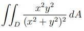 2.2
dA
(x² + y?)²
