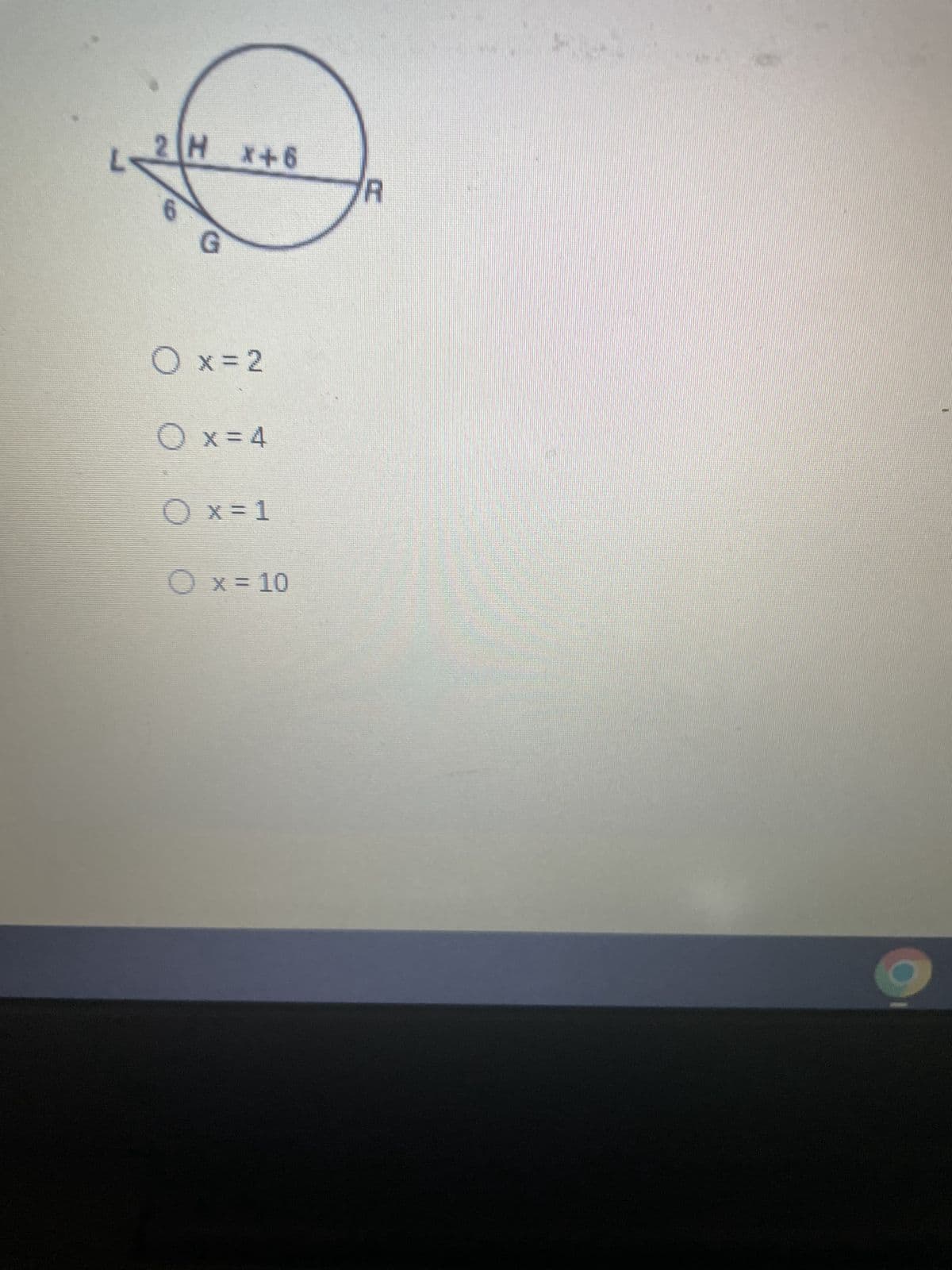 9
9+* H
G
O x = 2
X = 4
x=1
x = 10
O
A