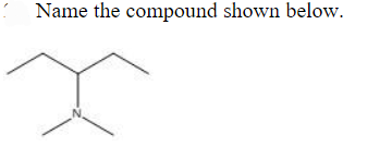 Name the compound shown below.