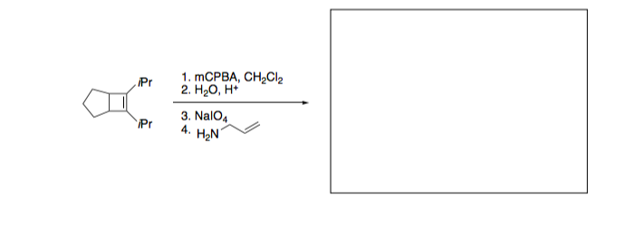 1. mСРВА, СH2Clz
2. H-О, Н*
Pr
3. NalO4
4.
`Pr
H2N
