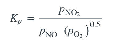 PNO2
Kp
PNo (Po,)
0.5
