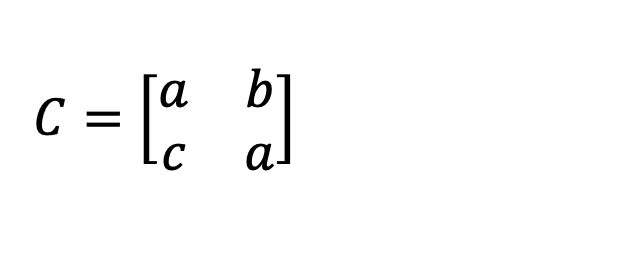 c = [a b]