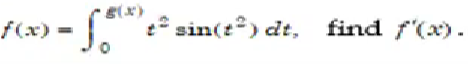 f(x) = .
8(x)
sin(t) dt, find f(x).
