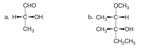 СНО
ỌCH3
a. H-č<OH
b. CH-С-н
CH3
CH3-C-OH
CH2CH3
