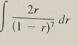 2r
dr
(1 – r)"
