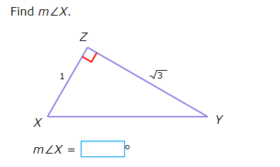 Find mZX.
1
13
Y
m2X
