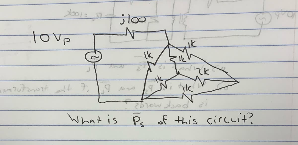 tove
What is Ps of this circuit?
