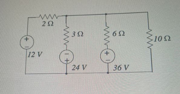 Μ
ΖΩ
12 V
3 Ω
24 V
6Ω
36 V
Μ
10 Ω