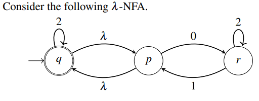 Consider the following 2-NFA.
2
2
1
