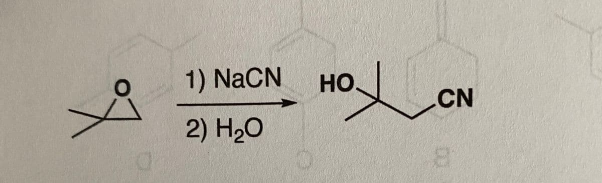 To
1) NaCN
HO
CN
2) H20
