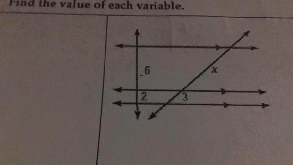 Find the value of each variable.
2.
3.
