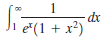 1
e*(1 + x²)
