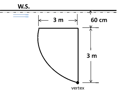 W.S.
3 m
60 cm
3 m
vertex
