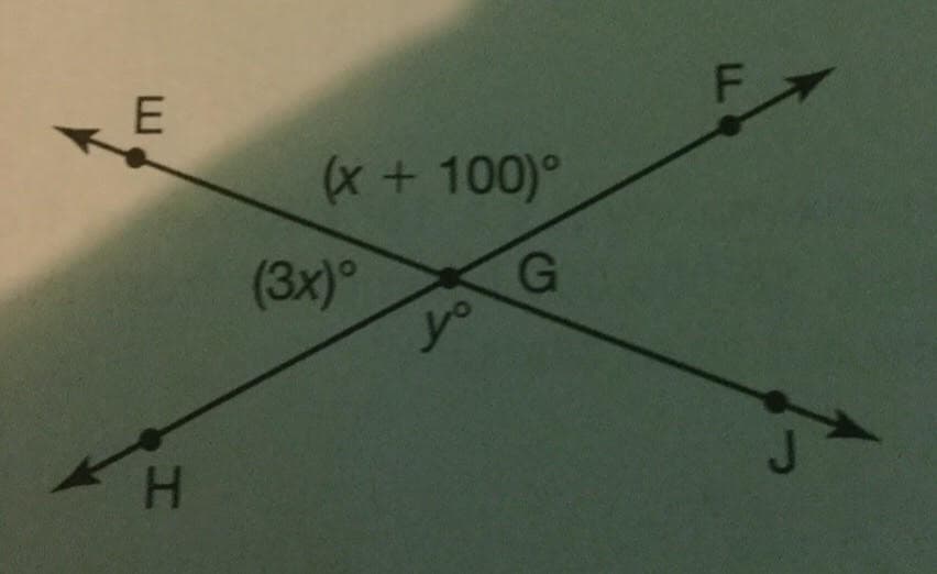 (x +100)°
(3x)
G
H.
