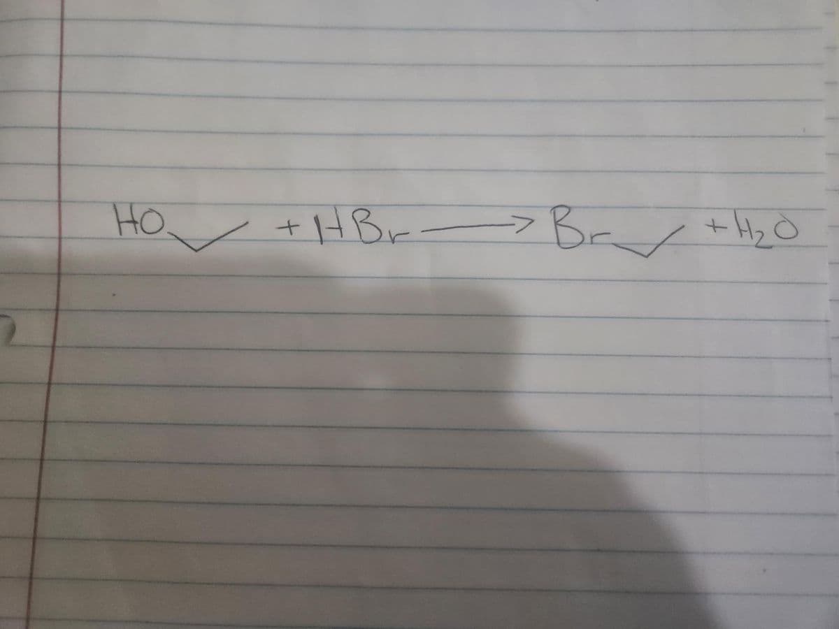 7
но
+ HBr -> B₂ + H₂0