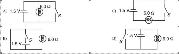 6.0 2
A) 1.5 VE
C) 1.5 V-
6.0 2
1.5 V-
O 6.0 2
6.0 2
D)
1.5 V.
