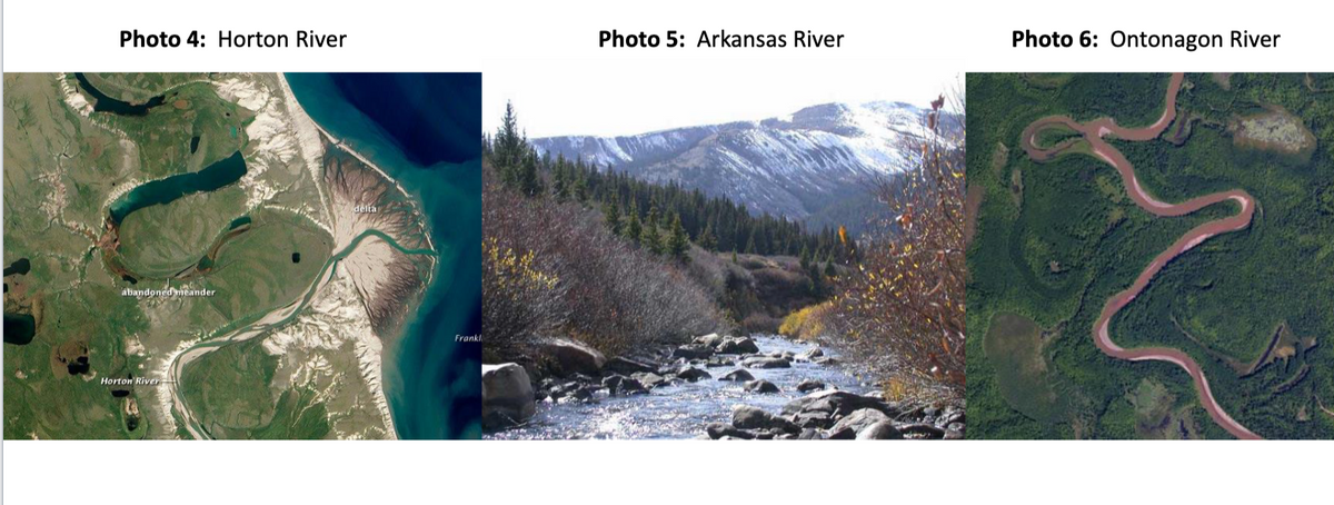 Photo 4: Horton River
Photo 5: Arkansas River
Photo 6: Ontonagon River
abandoned meander
Frankl
Horton River
