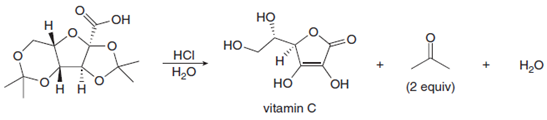 ОН
но
но.
HCI
н
H20
Н.о
(2 equiv)
Но
ОН
нн
vitamin C
т
