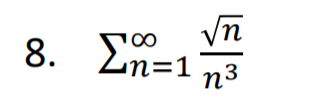 vn
8. En=1 n3
