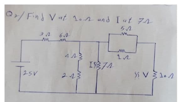 O Find Vat 1.2 and Iat 71
I修74
25V
213
