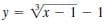 y = Vx - 1 - 1
