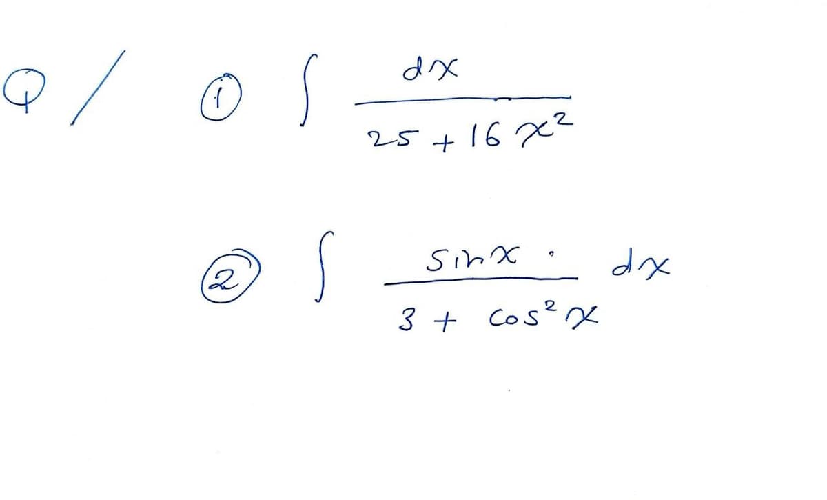 25 + 167xe
sinx
dx
(2,
3 + Cos? 2x
