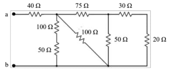 40 Ω
a
www
b
75 Ω
ww
100 ΩΣ
100 Ω
50 Ω
ww
30 Ω
50 Ω
ww
20 Ω