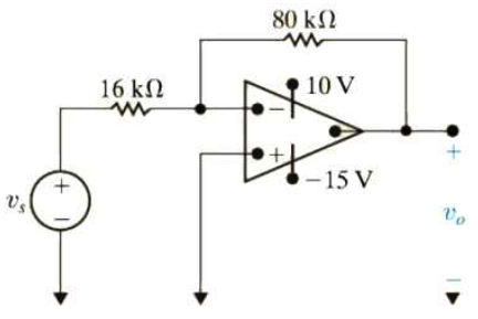 Us
+
16 ΚΩ
w
80 ΚΩ
w
10 V
-15 V
Vo