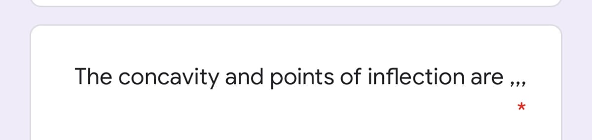 The concavity and points of inflection are ,,,
