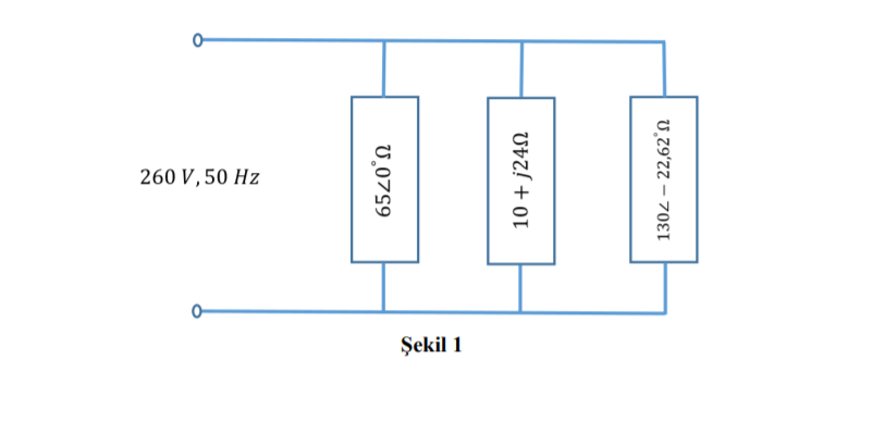 260 V, 50 Hz
Şekil 1
U,0799
10 + j24N
1302 – 22,62°N
