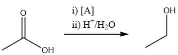 i) [A]
ii) H/H2O
OH
HO
