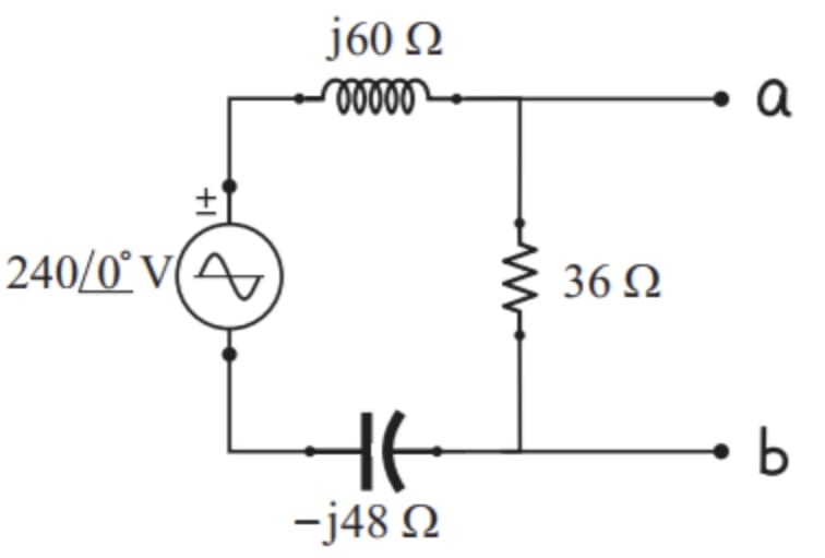 j60 N
a
240/0° V(A
36 Q
HE
-j48 N
+1
