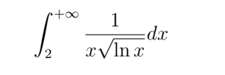 1
=dx
x/In x
