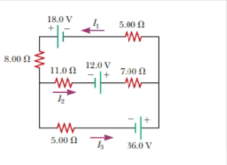 18.0 V
5.00 Ω
8.00 N
12.0 V
11.00
7.00 A
5.00 A
36.0 V
