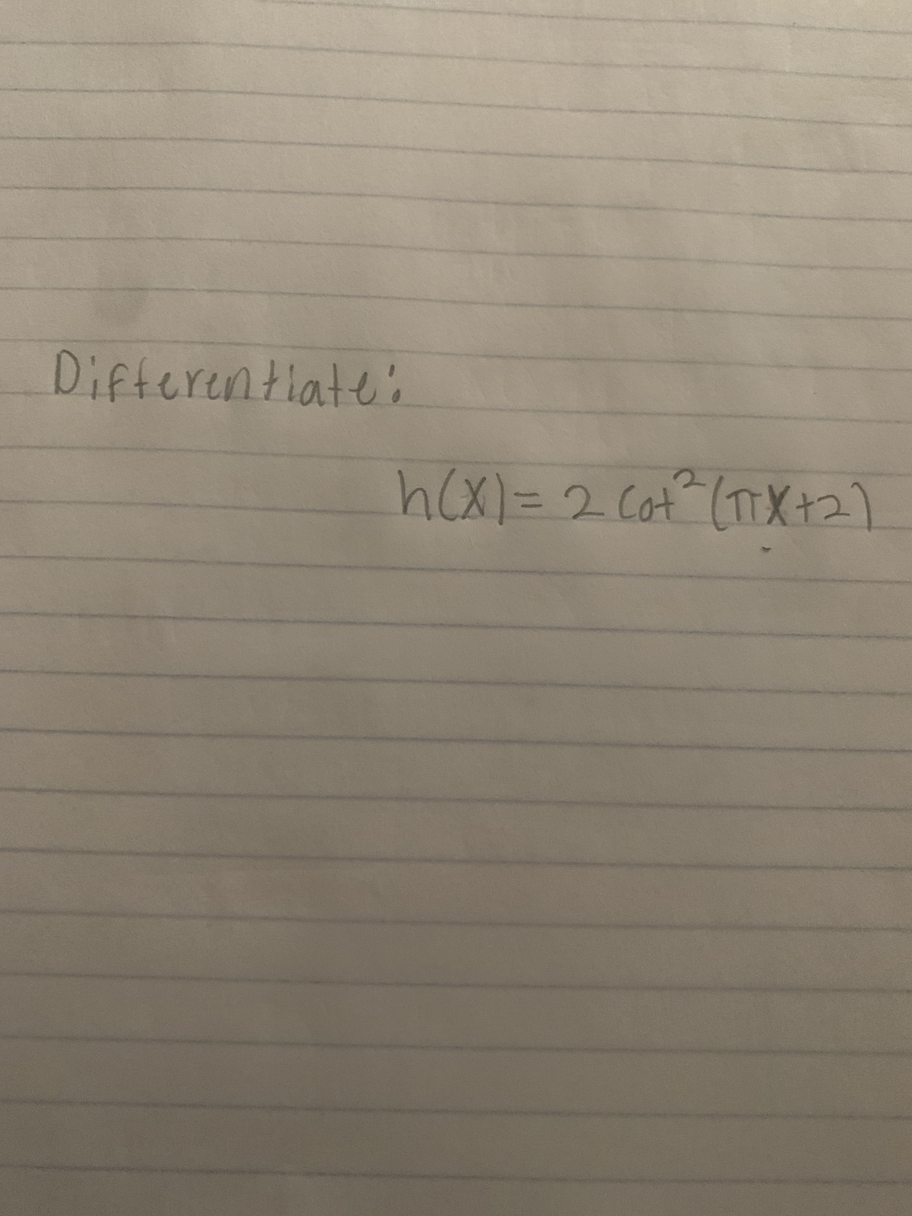 Difterentiates
て+X
