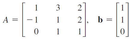 1
3
2
1
A =
-1
1
2
b =
1
1
1
