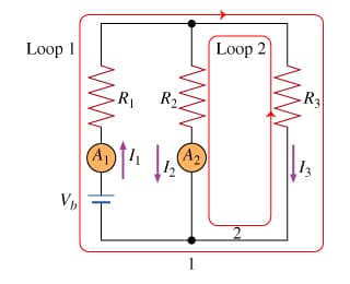 Loop 1
Loop 2
R1
R2
R3
(A1
(A2
Vp
1
