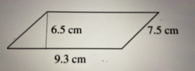 7.5 cm
6.5 cm
9.3 cm
