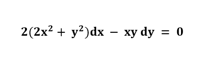 2(2x2 + у?)dx — ху dy 3D 0
