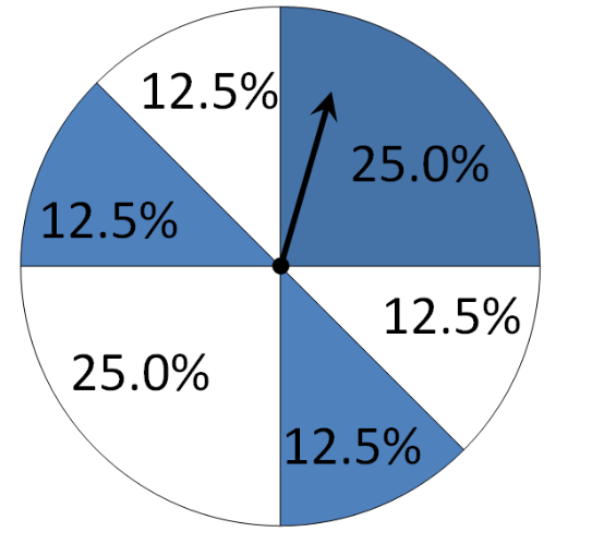 12.5%
12.5%
25.0%
25.0%
12.5%
12.5%