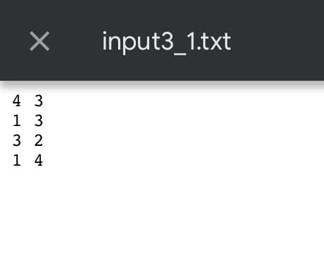 ×
4 3
1 3
32
1 4
input3_1.txt