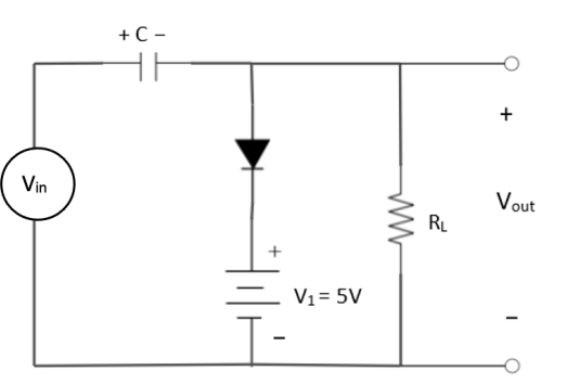 +С -
Vin
Vout
RL
+
V1= 5V
