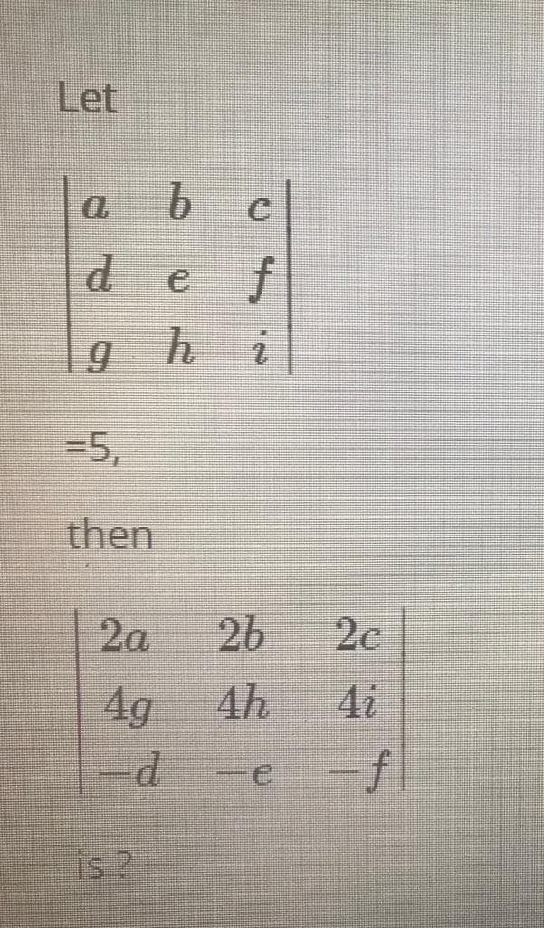 Let
b.
d.
h
=5,
then
2a
26
2c
4g
4h
4i
f
is ?
