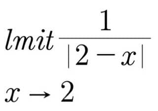 1
Imit
| |
2 - x
X → 2
