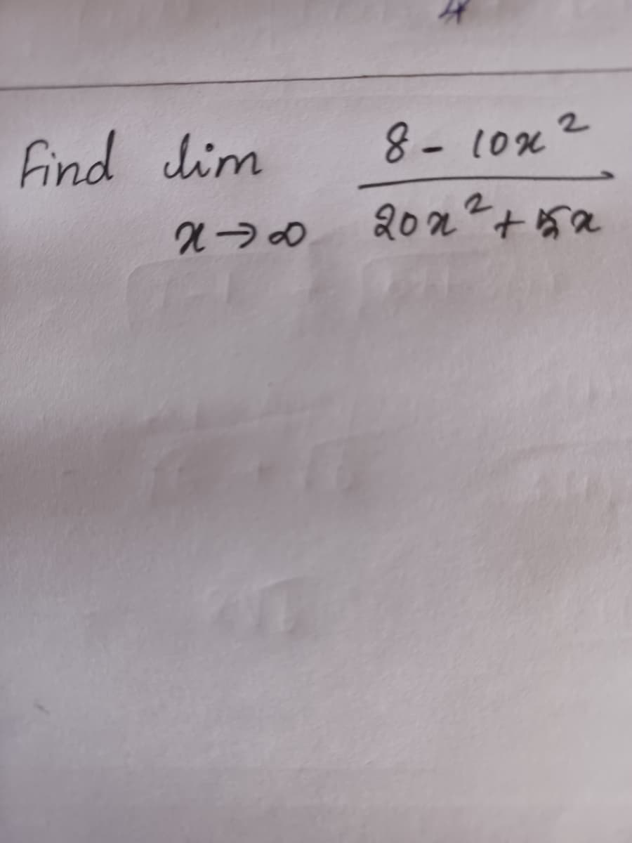 find lim
8-10%2
