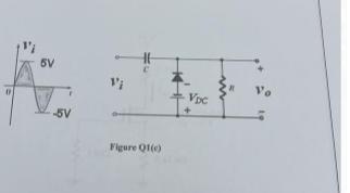 K
5V
--5V
ŤA
C
Figure Q1(c)
VDC
+
www
Vo