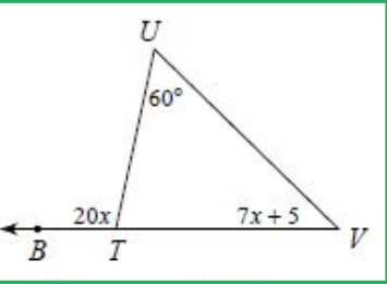U
60°
20х/
7х+5
V
В Т
B
