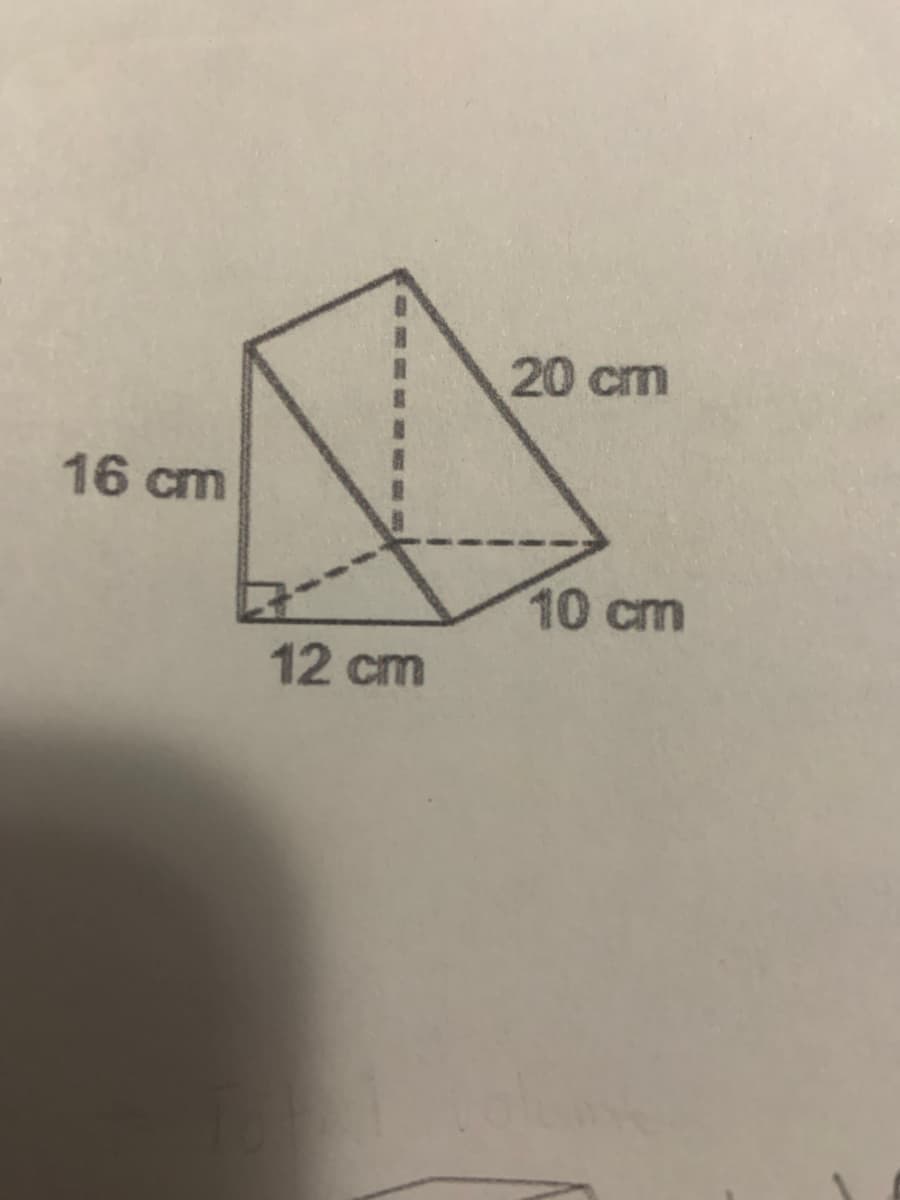 20 cm
16 cm
10cm
12 cm
