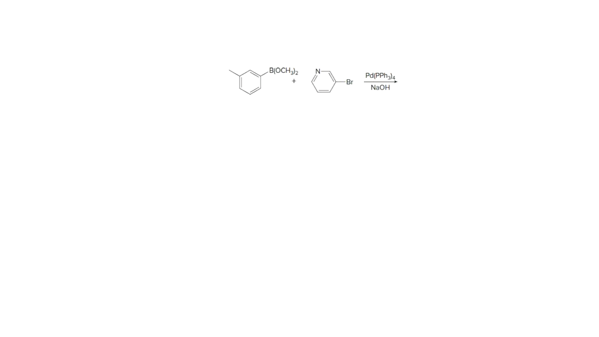 B(OCH)2
Pd(PPh)4
-Br
NAOH
